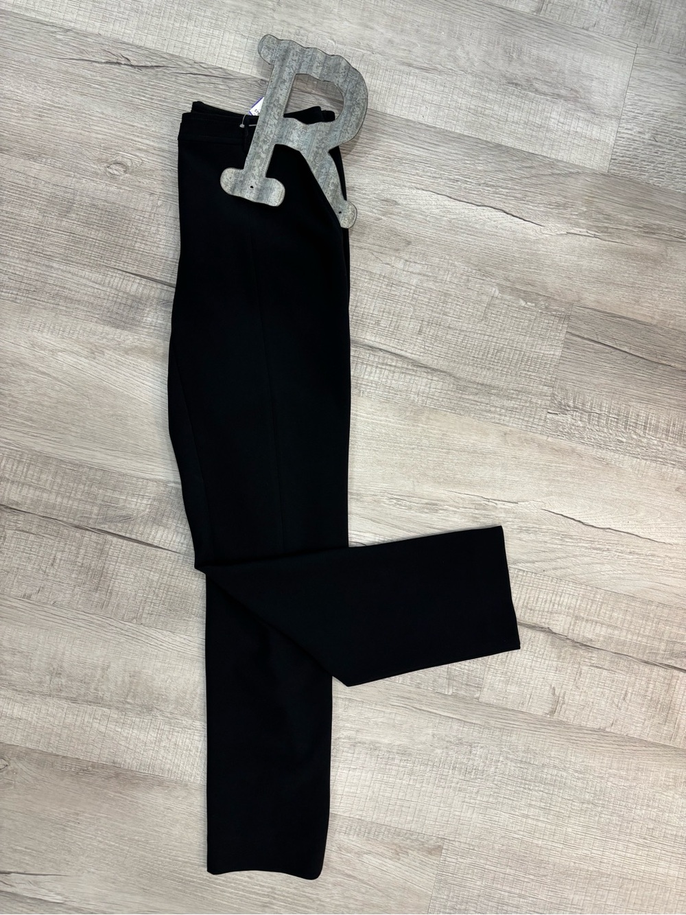 St. John Black Tailored Pull-On Dress Pants